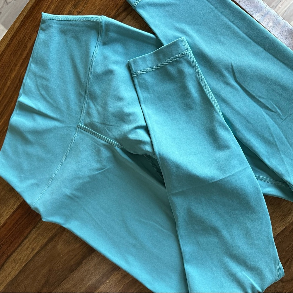 Aqua Blue Leggings